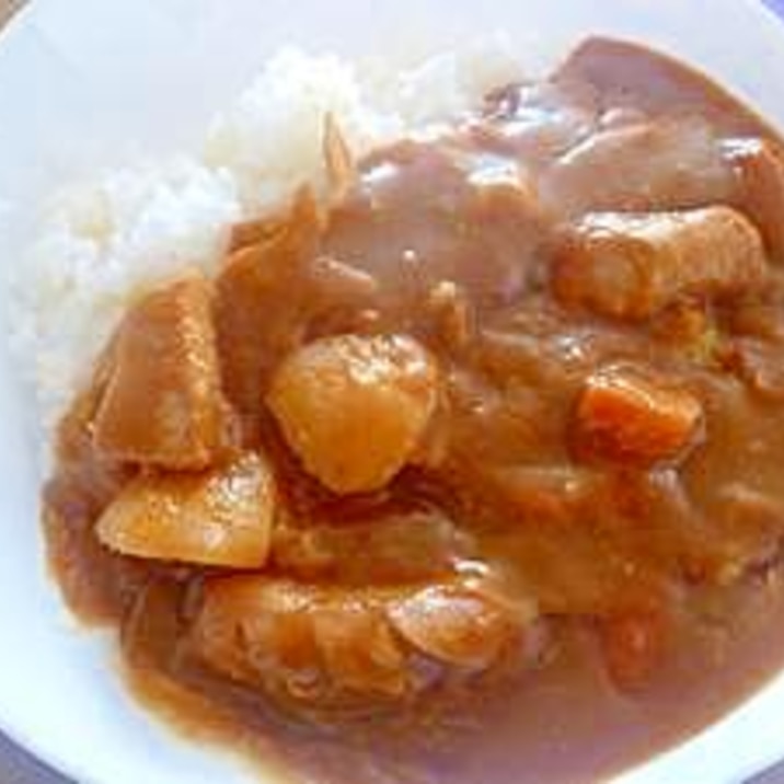 隠し味が決め手♪甘口カレーライス